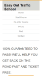 Mobile Screenshot of easyouttrafficschool.com